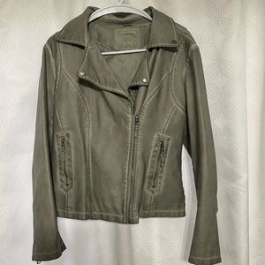 Faux leather jacket